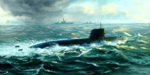 Trumpeter Japanese Soryu Class Attack Submarine 1:144 Scale