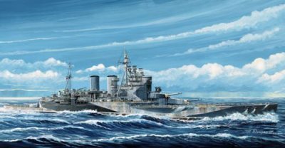 Trumpeter HMS Renown Battlecruiser (1945) 1:700 Scale