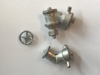 Fuel Filler & Fire Hydrant 15mm (3 parts)