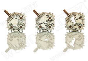 Wooden City Continents Widgets