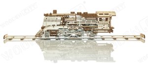 Wooden City Express Locomotive with Rails