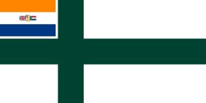 BECC South Africa Naval Ensign 1952-1981 25mm