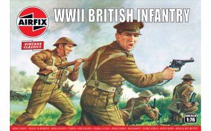 Airfix WWII British Infantry 1:76 Scale Vintage Classics