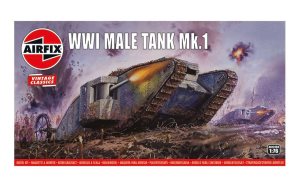 Airfix WWI Male Tank 1:76 Vintage Classics