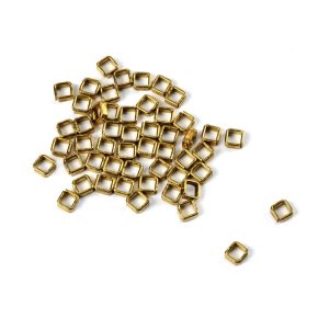4004/25 Square Brass Split Ring 2.5mm