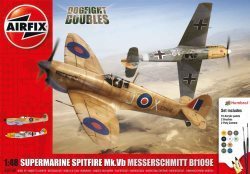 Airfix Spitfire 1A/Messerschmitt Bf109E Dogfight Doubles Gift Set 1:72