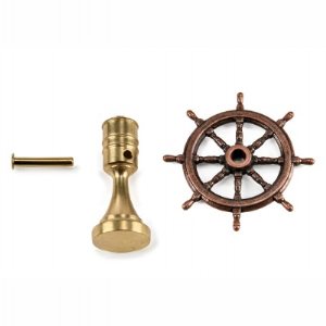 4350/31 Ships Wheel on Brass Stand 30mm