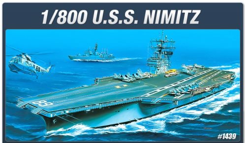 Academy USS Nimitz CVN-68 Aircraft Carrier 1:800 Scale