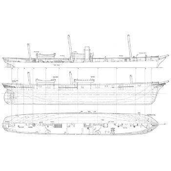 CSS Alabama Model Boat Plan