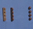 16mm Parrel Ribs & Beads (10 Ribs & 40 Beads)