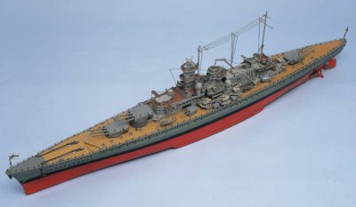 Aeronaut Scharnhorst Battleship with Fittings Set