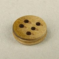 Round Deadeyes 5 Hole 5mm (10) (Card)