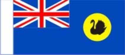 BECC Western Australia State Flag 25mm