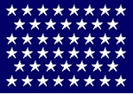 USA Naval Jack 45 Stars 1896-1908
