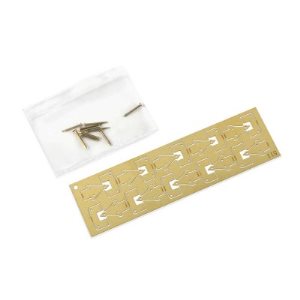 6041/02 Working Brass Single Hinges 10mm (10)