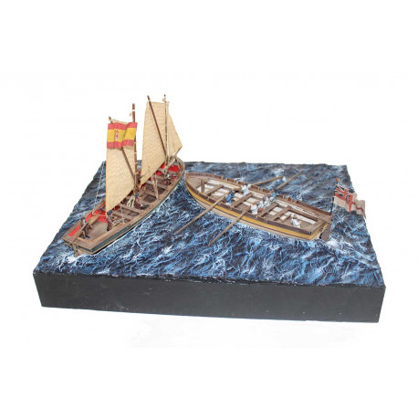 DisarModel Disar Model Battle of Trafalgar Diorama
