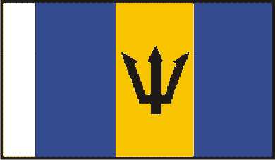 BECC Barbados National Flag 10mm