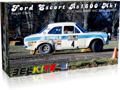Belkits Ford Escort RS1600 MkI Rally Roger Clark 1972