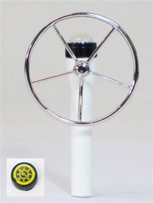 Ships Wheel on Pedestal 6 Spoke Diameter 60mm