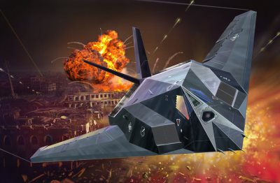Revell F-117A Nighthawk Stealth Fighter 1:72 Scale