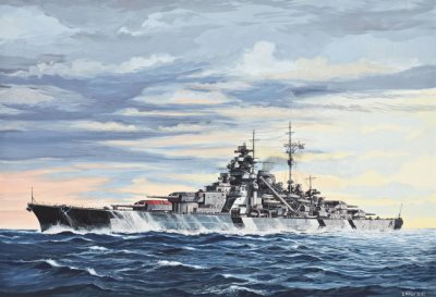 Revell Bismarck German Battleship 1:700 Scale