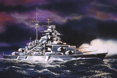 Revell Bismarck German Battleship 1:1200 Scale
