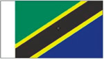 BECC Republic of Tanzania Flag 38mm