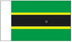 BECC Tanganyika Republic Flag 1919 - 1964 25mm