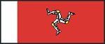 BECC Isle of Man National Flag 100mm