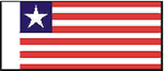 BECC Liberia National Flag 20mm