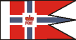 BECC Norway Postal Flag 75mm