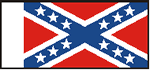 USA Confederate Flag 15mm