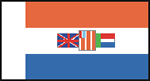 BECC South Africa Old Tricolor Defaced Jack 75mm
