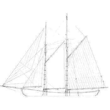 Grand Banks Schooner Model Boat Plan