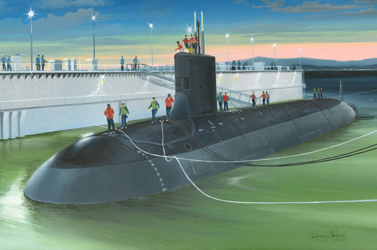 thumbnail image 2 of HobbyBoss 83526 1/350 Russian Navy Yasen Class Attack Submarine Plastic Model Kit 2 of 6