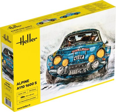Heller Alpine A110 1600S 1:24 Scale