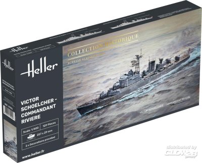 Heller Victor Schoelcher - Commandant Riviere 1:400 Scale