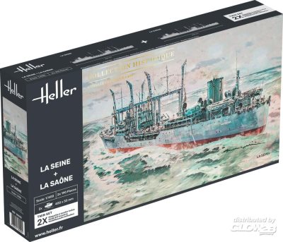 Heller La Seine & La Saone Twinset 1:400 Scale
