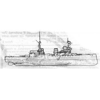 HMS Inflexible Model Boat Plan