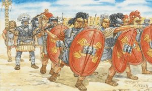 Italeri Roman Infantry 1st Cen BC.1:72 Scale