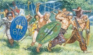 Italeri Gaul warriors 1st Cen BC.1:72 Scale