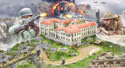 Italeri Montecassino Abbey 1944 Breaking the Gustav Line Battle Set 1:72 Scale