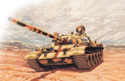 Italeri Soviet T-62 Tank 1:72 Scale