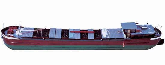 New Maquettes La Jocelyne 300 Tonne Barge