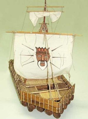 Mantua Kon-Tiki 1:8 Scale Model Boat Kit