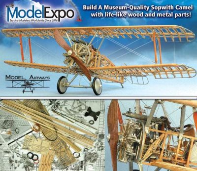 Model Airways Sopwith Camel WW1 Plane 1:16 Scale