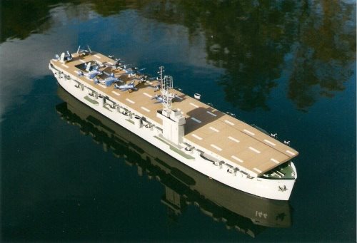 USS Bodega Bay RC Escort Carrier Model Boat Plan