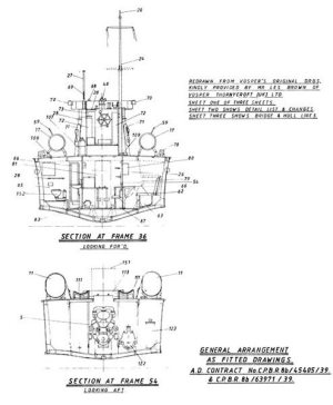 John Lambert Vosper Design plans from Cornwall Model Boats