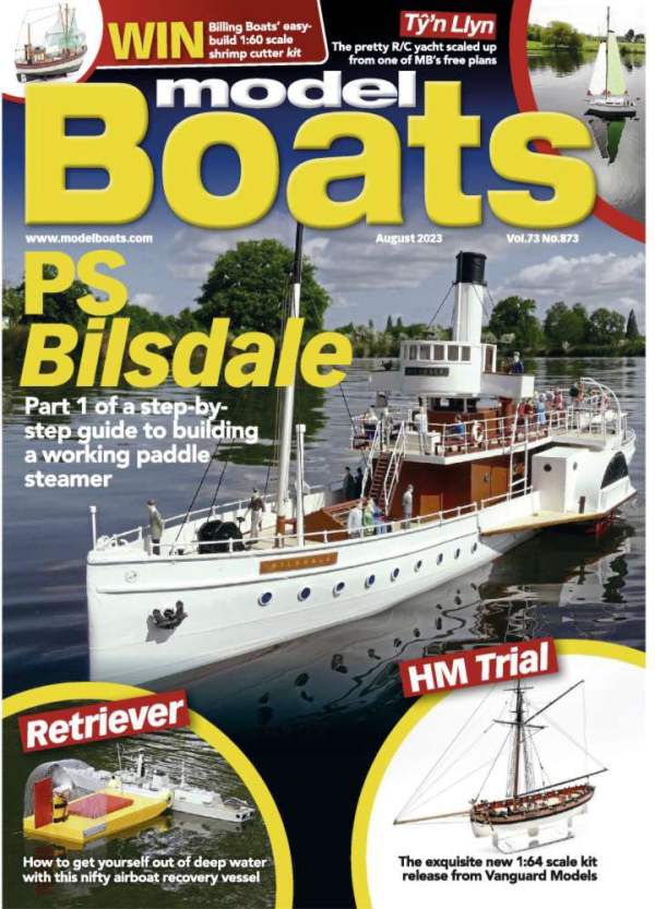 Model Boats Magazine August 2023 Issue 873