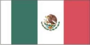 BECC Mexico National Flag 10mm